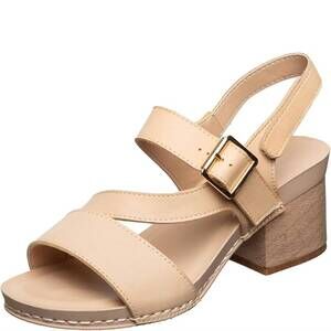 NEW ANTELOPE women's seia leather sandals in make up leather